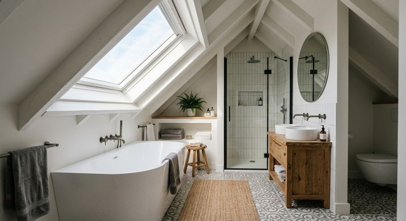 Attic Bathroom Remodeling in West Chester, PA