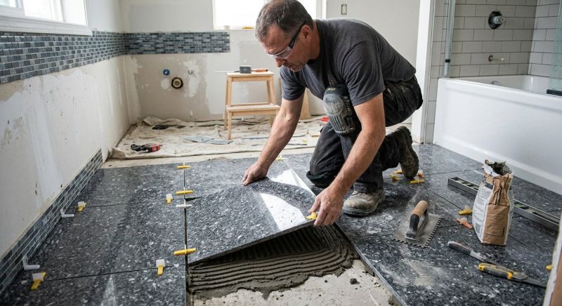 Granite Tile Installation in Alpharetta, GA