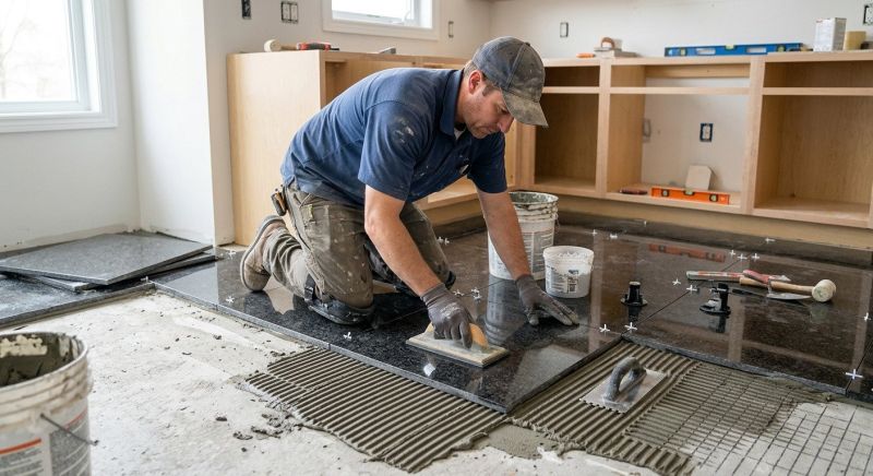 Granite Tiles Installation in Olathe, KS