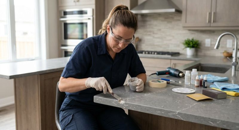 Quartz Counter Repair in Olathe, KS