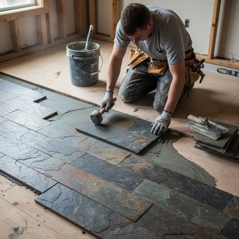 Stone Floor Installation in Wilmington, NC