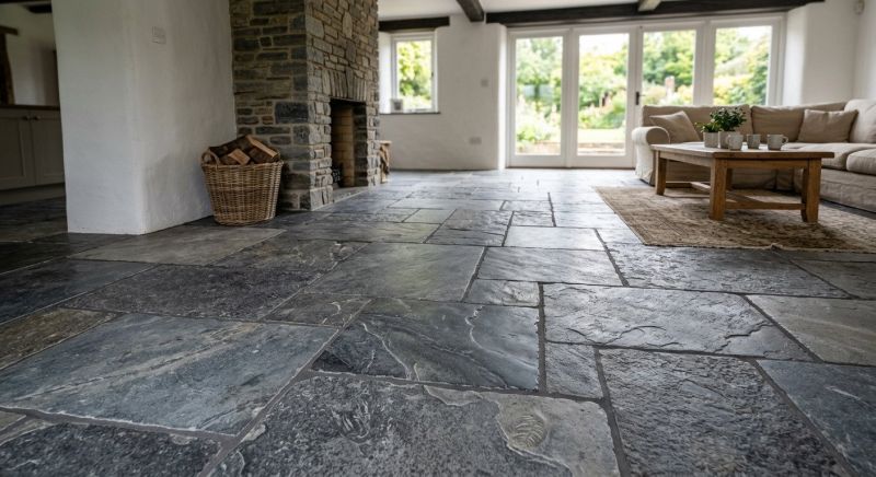 Stone Floor Installation in Olathe, KS