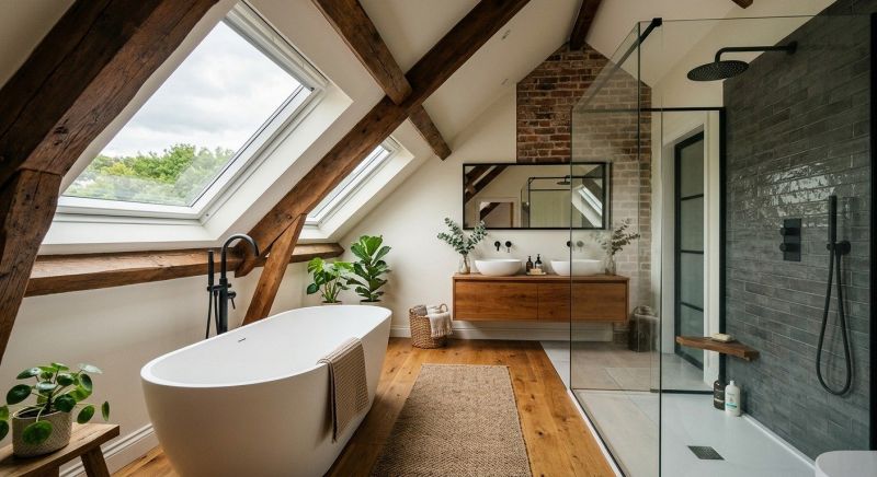 Attic Bathroom Remodeling in Danbury, CT