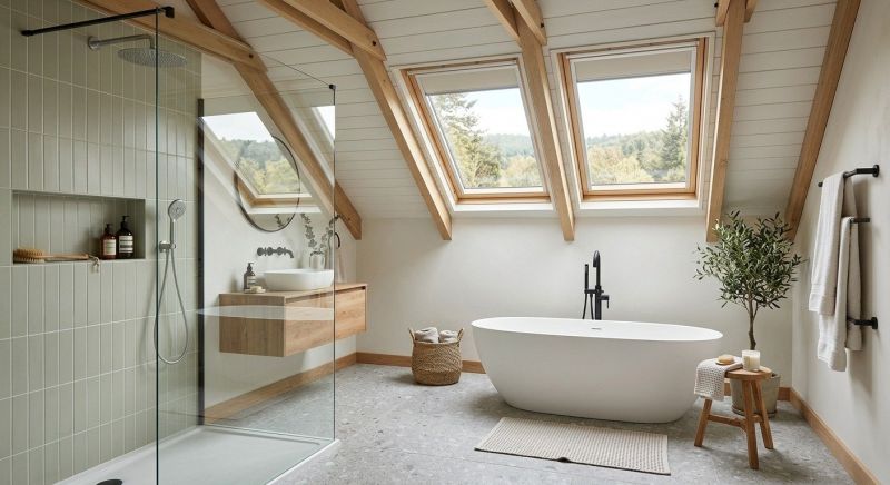 Attic Bathroom Remodeling in Danbury, CT