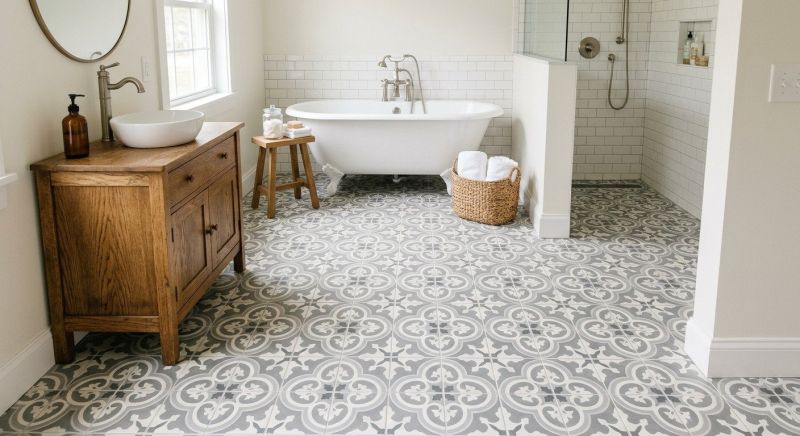 Bathroom Flooring Installation in Loudoun County, VA
