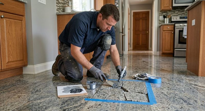 Granite Floor Repair in Overland Park, KS