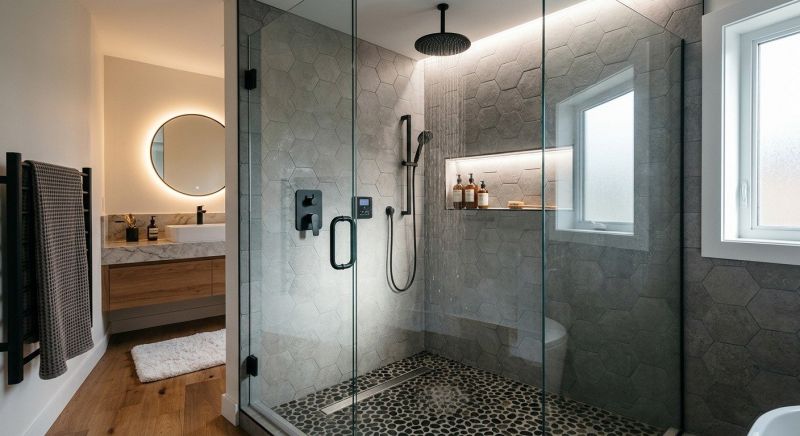 Granite Shower Installation in Norwalk, CT