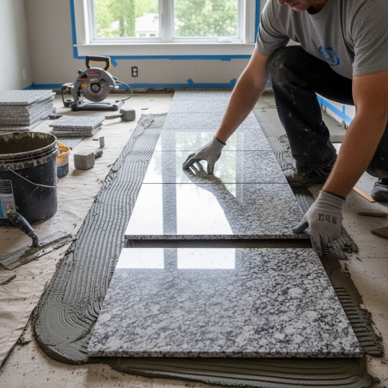Granite Tile Installation in Alpharetta, GA