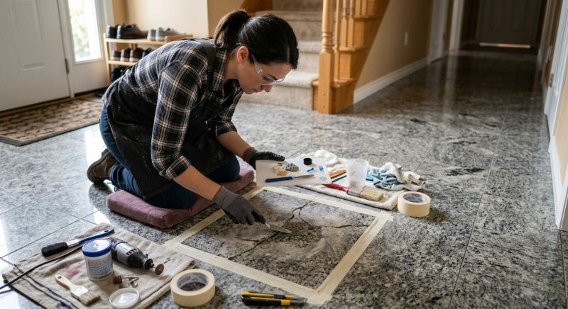 Granite Tile Repair in Alpharetta, GA