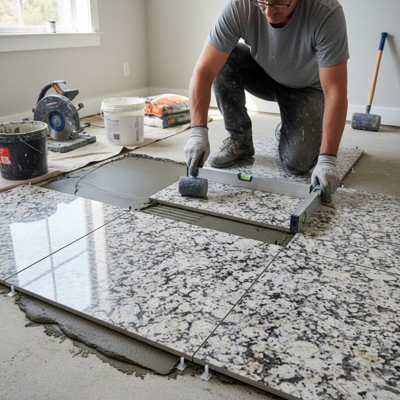 Granite Tiling in Overland Park, KS