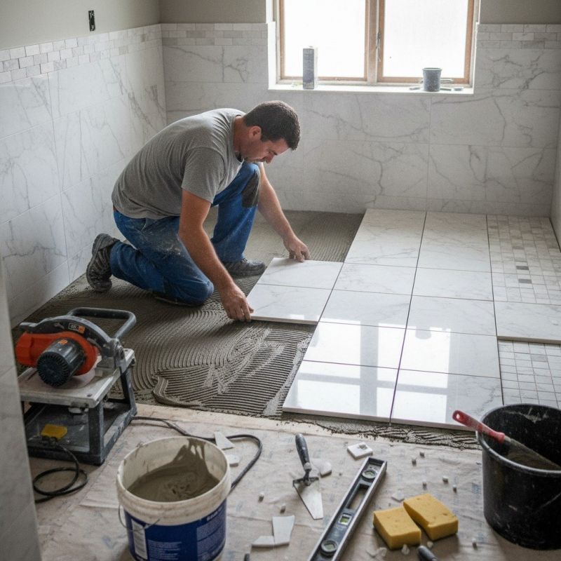 Marble Floor Replacement in Olathe, KS
