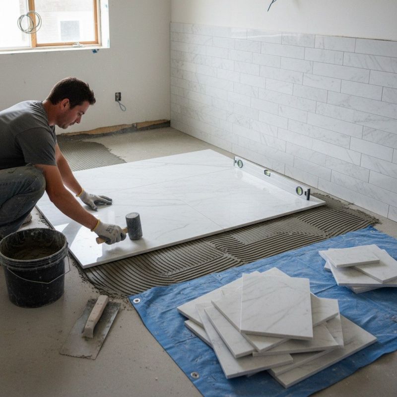 Marble Floor Replacement in Olathe, KS