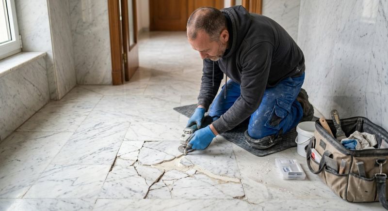 Marble Tile Repair in Overland Park, KS