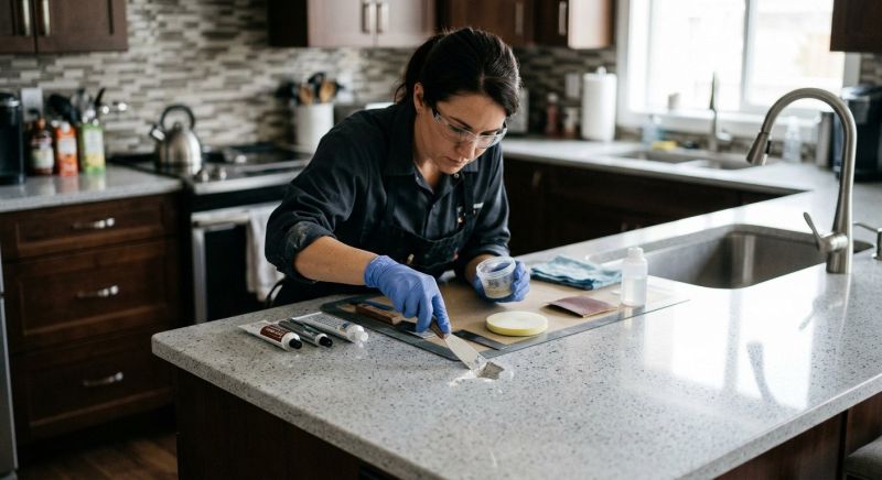 Quartz Counter Repair in Overland Park, KS