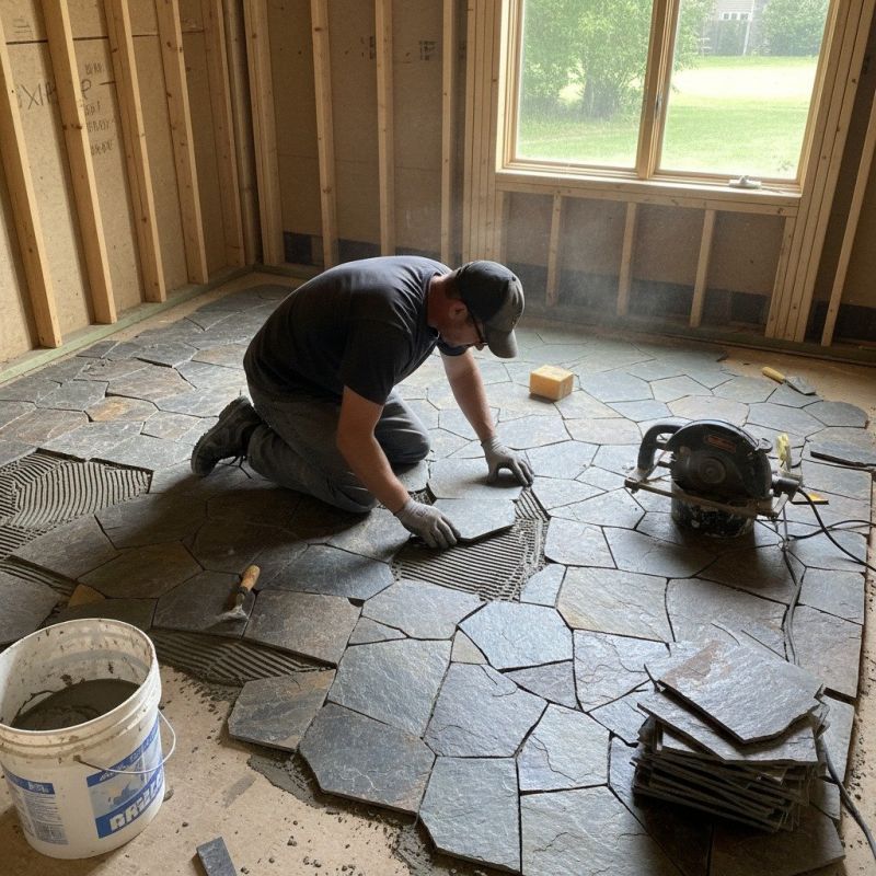 Slate Floor Installation in Kansas City, KS