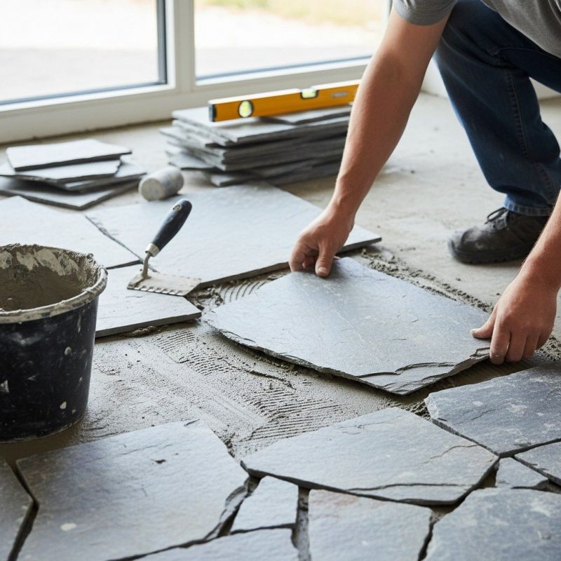 Slate Floor Installation in Kansas City, KS
