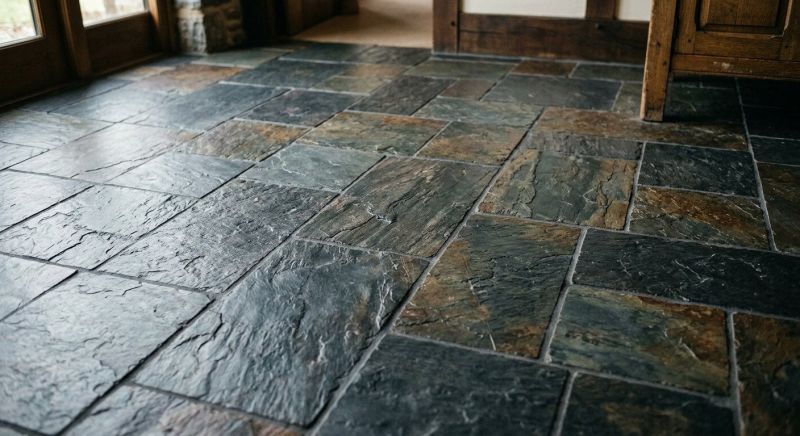 Slate Tile Floor Installation in Alexandria, VA