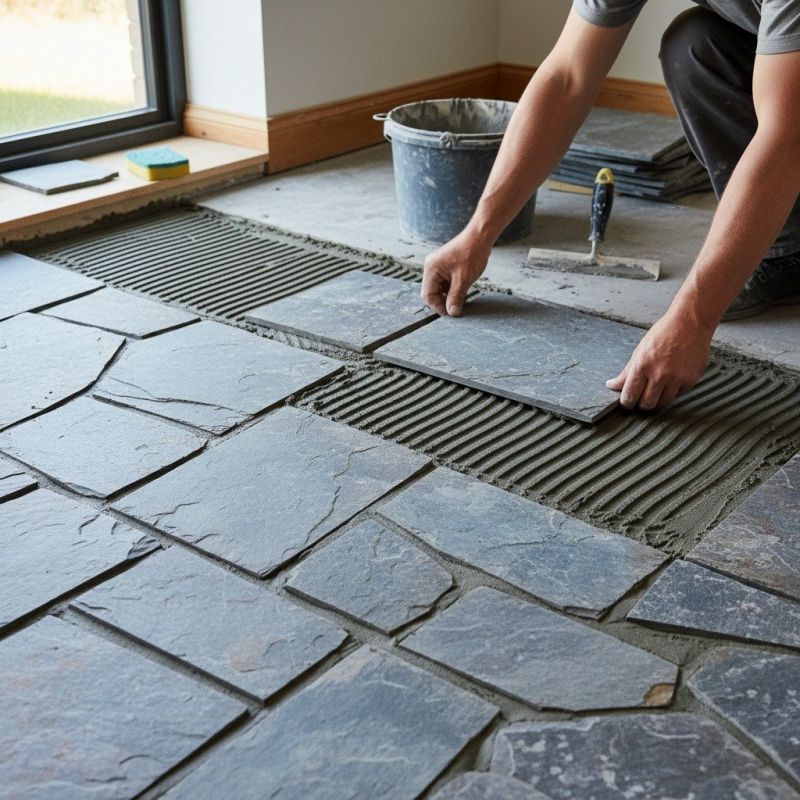 Stone Floor Installation in Alpharetta, GA