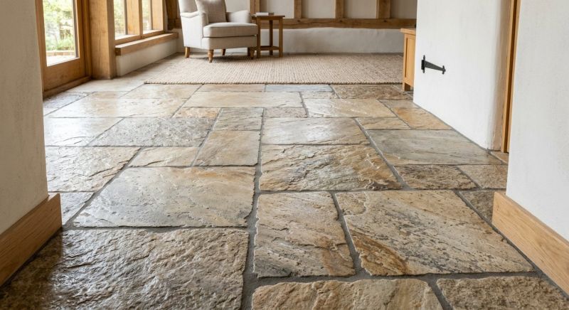Stone Floor Installation in Kansas City, KS