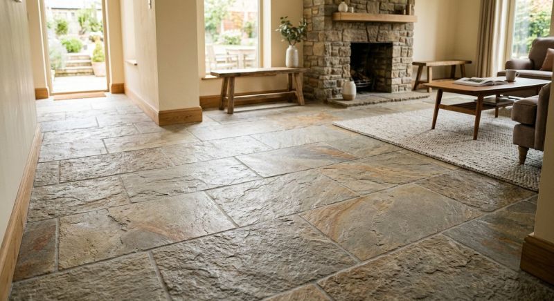 Stone Floor Installation in Olathe, KS
