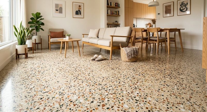 Terrazzo Flooring Installation in Olathe, KS