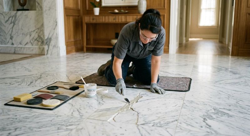 Terrazzo Tile Repair in Alpharetta, GA