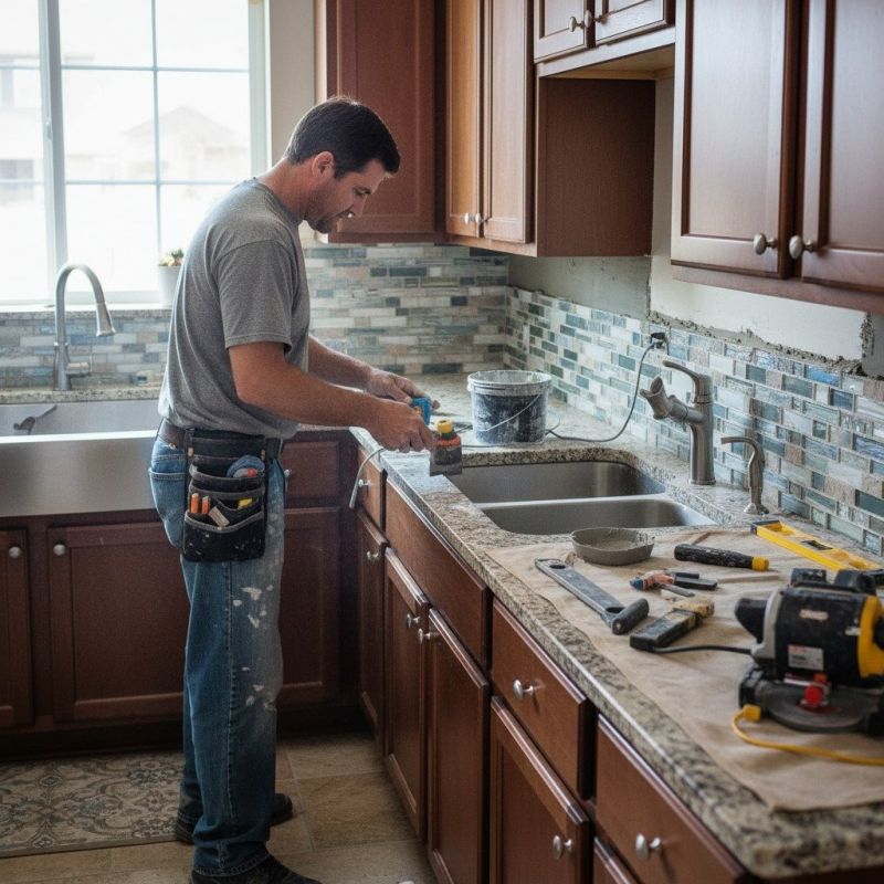 Tile Backsplash Remodeling in Wilmington, NC