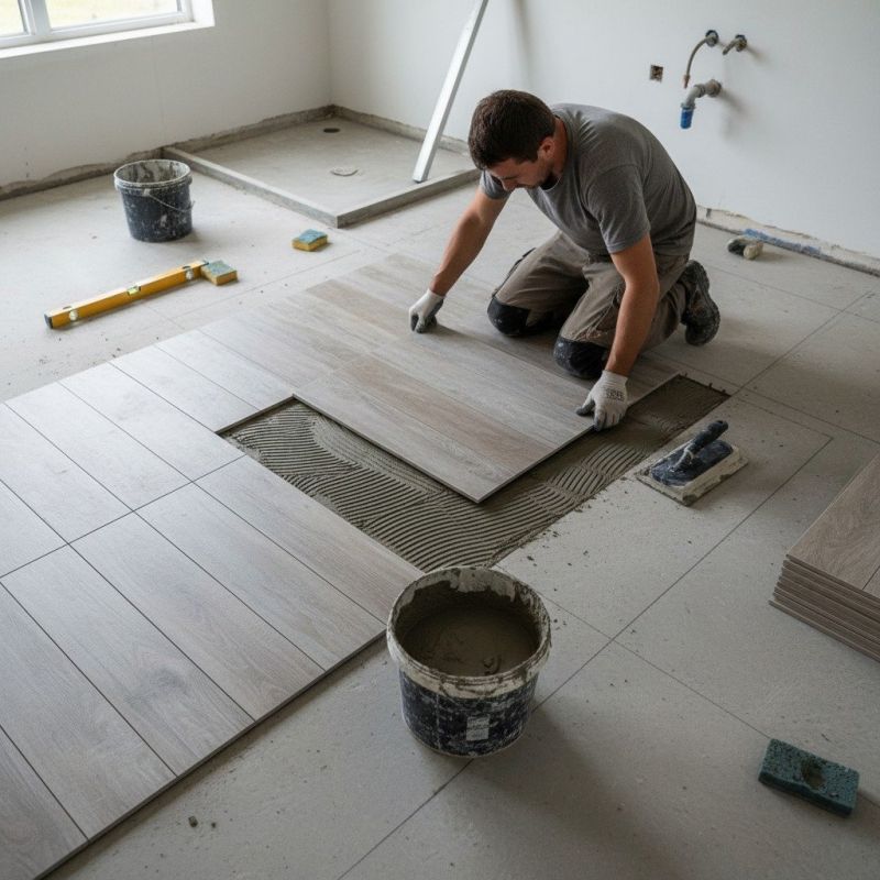 Tile Floor Renovation in Alexandria, VA