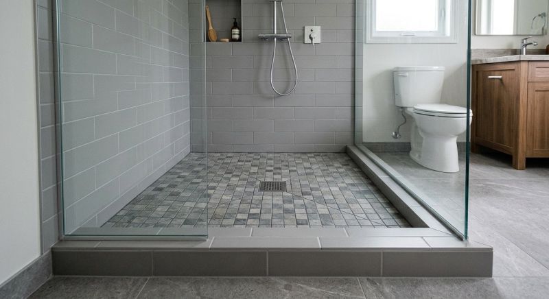 Tile Shower Pan Installation in Longmont, CO