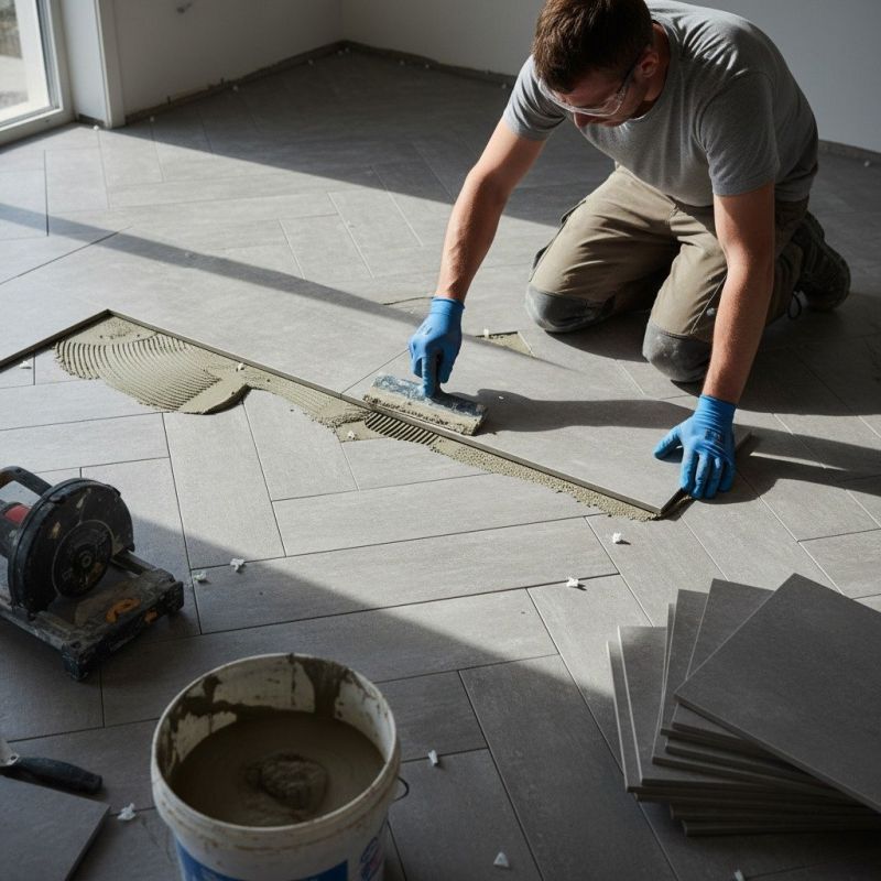 Travertine Floor Installation in Baltimore, MD