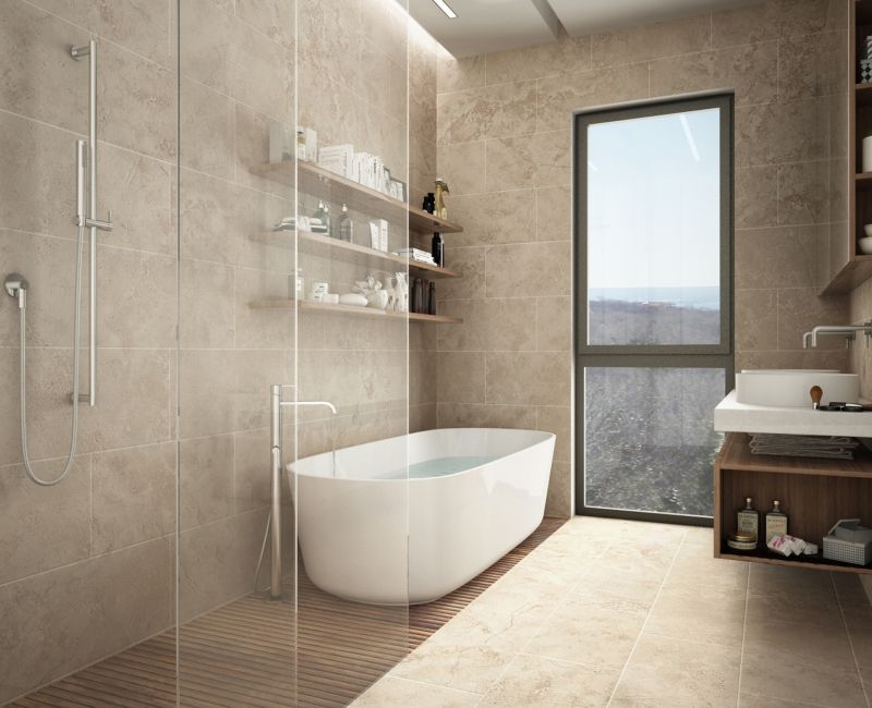 Travertine Floor Installation in Baltimore, MD